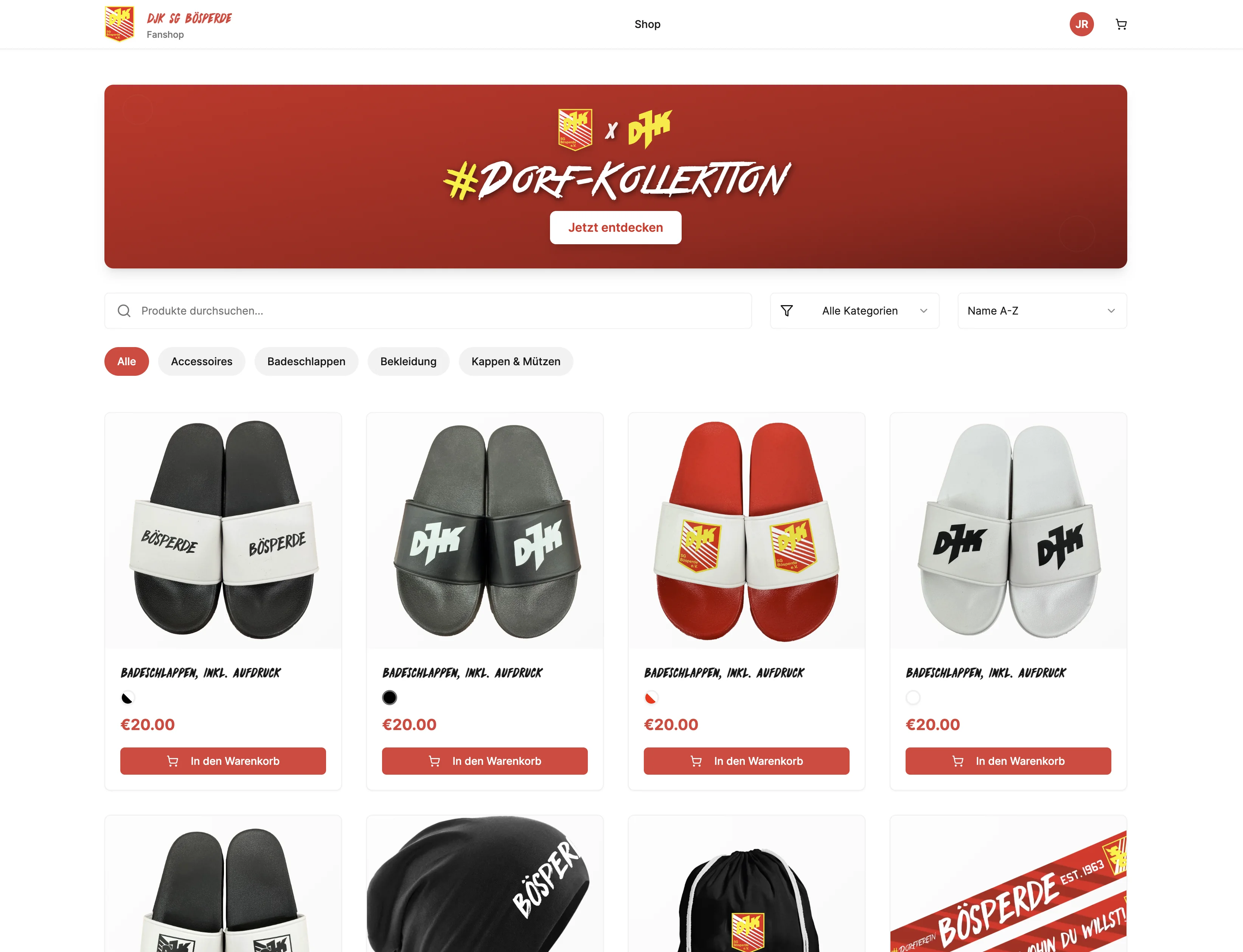 DJK SG Bösperde Fanshop – Startseite